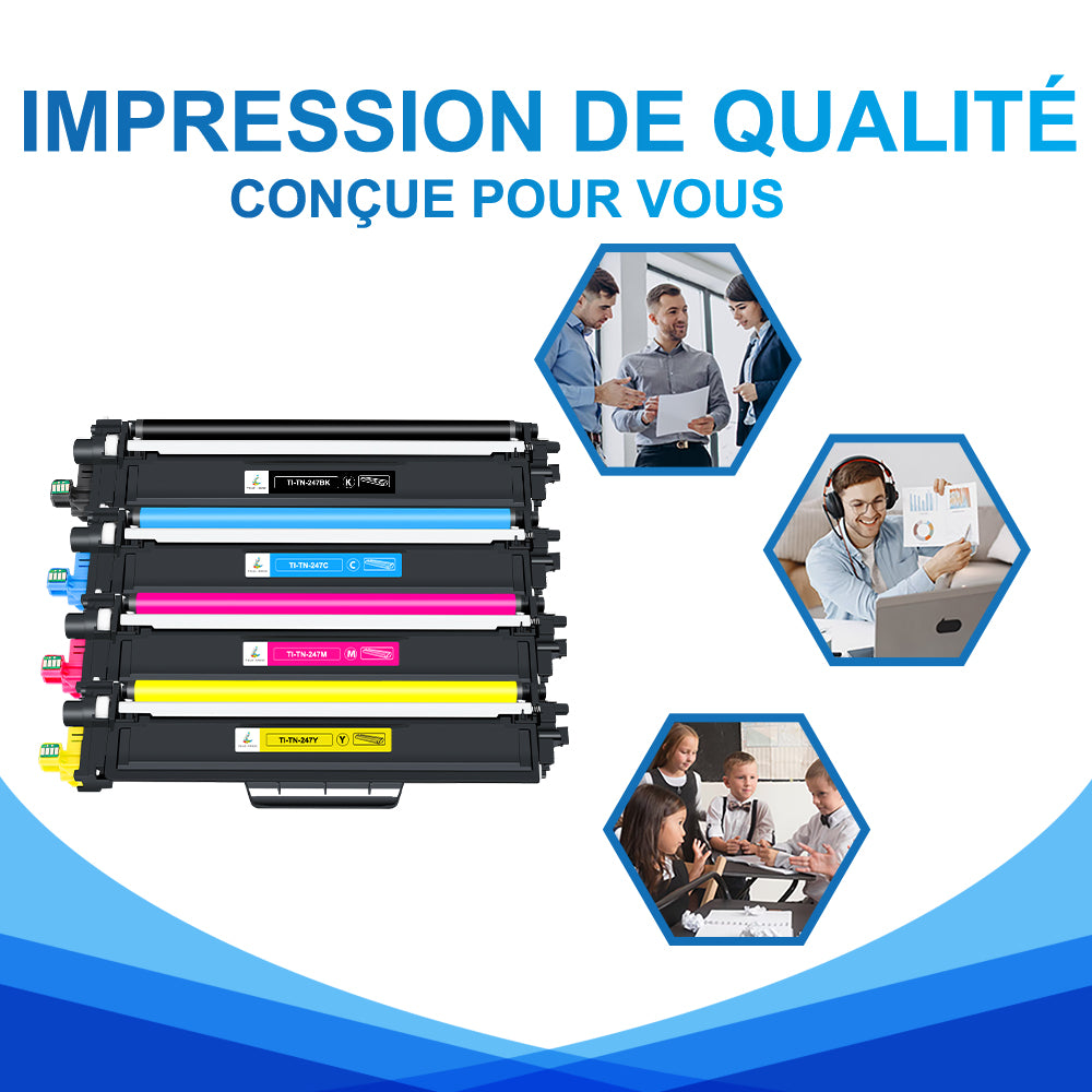 Cartouche De Toner Magenta XL Compatible Brother TN247M - Neuf Sous Emballage
