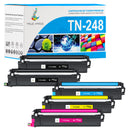 Pack Brother TN248VAL TN-248CMYK Toners Compatibles