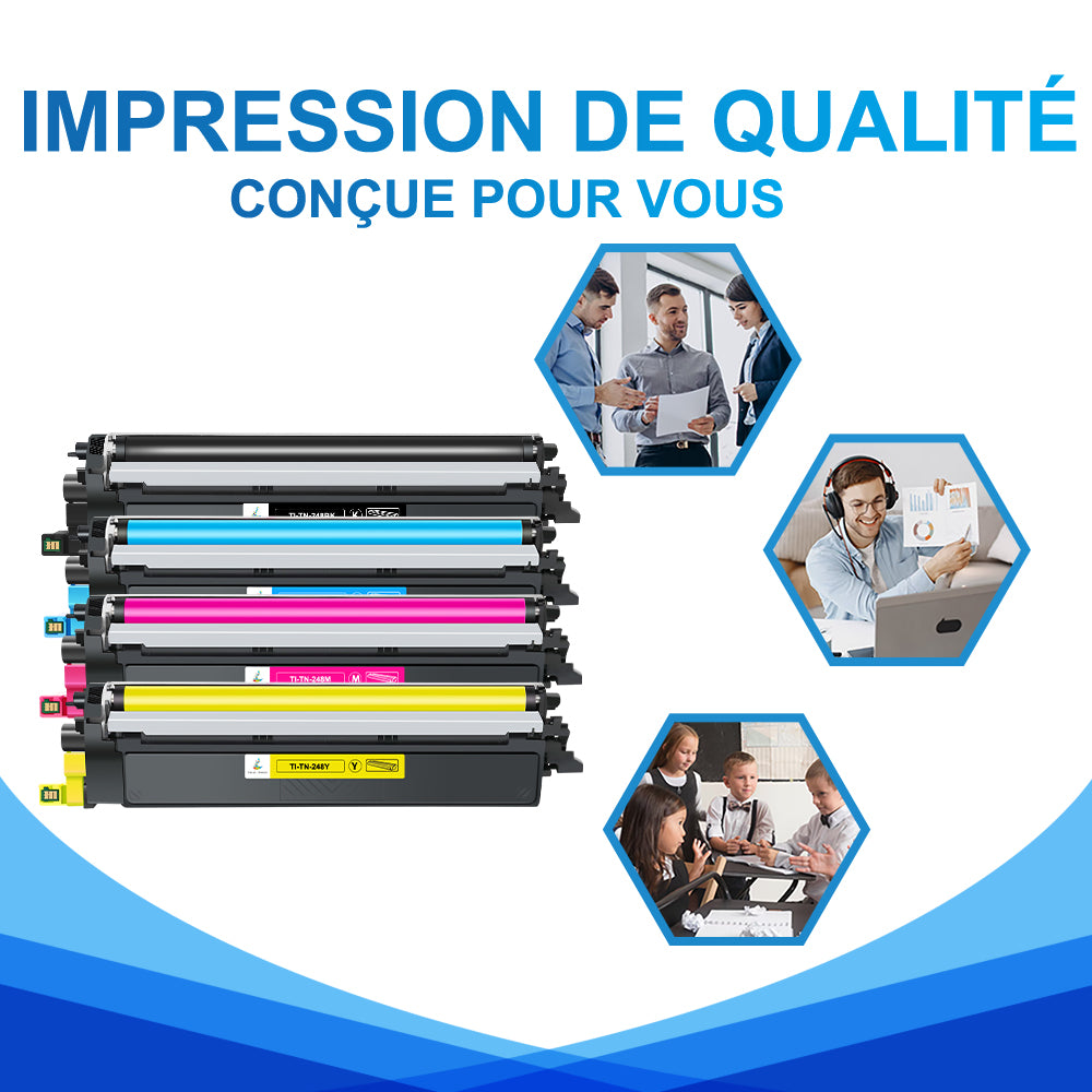 TN248Y - Brother TN-248Y Cartouche de toner 1 pièce(s) Original Jaune