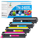 Pack Brother TN248XL Toners Compatibles | Format XL