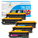 Pack Brother TN325 CMYK Toners Compatibles pour Brother HL-4150CDN 4140CN MFC-9460CDN 9970CDW