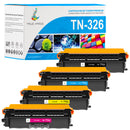 Pack 4 couleurs Brother TN326 CMYK Toners compatibles