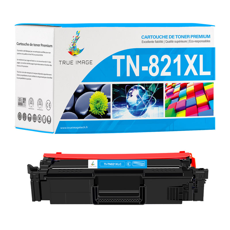 Brother TN821XLC Toner Laser Cyan Compatible