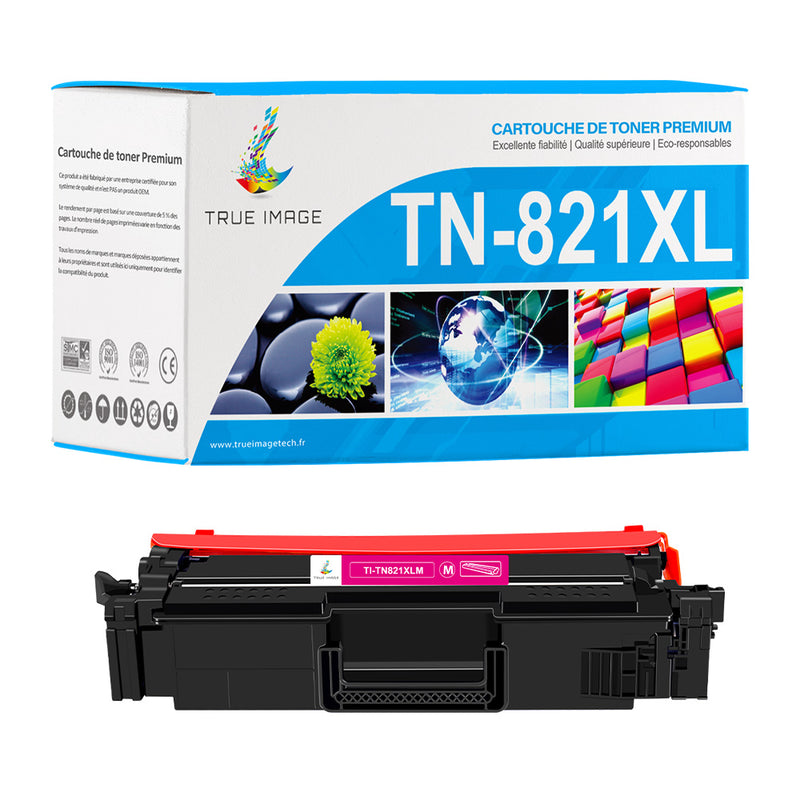 Brother TN821XLM Toner Laser Magenta Compatible