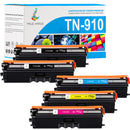 Pack 4 couleurs Brother TN910 CMYK Toners Compatibles