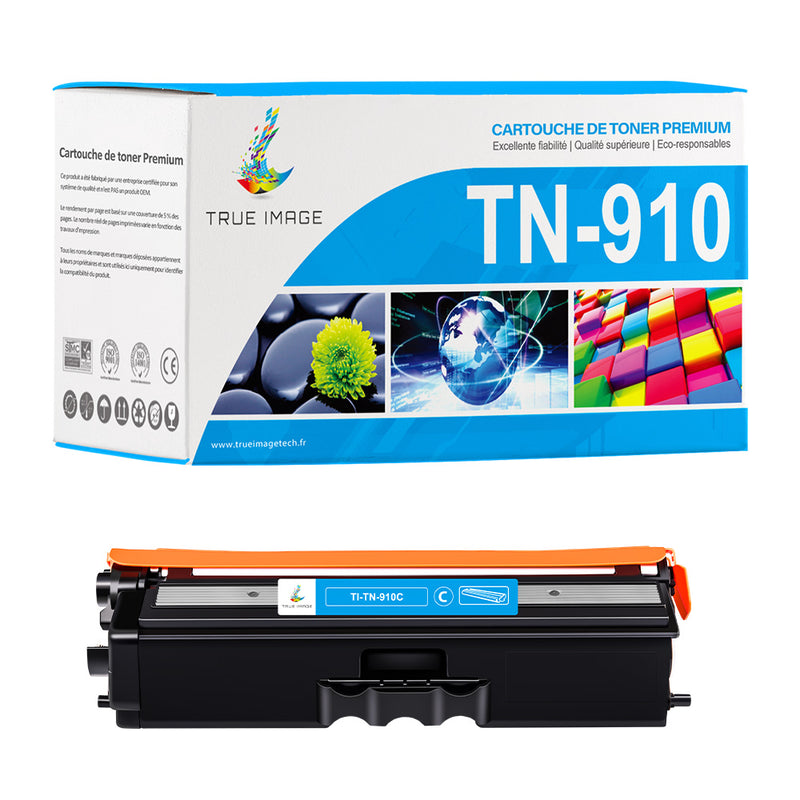 Brother TN-910C Toner Laser Cyan Compatible