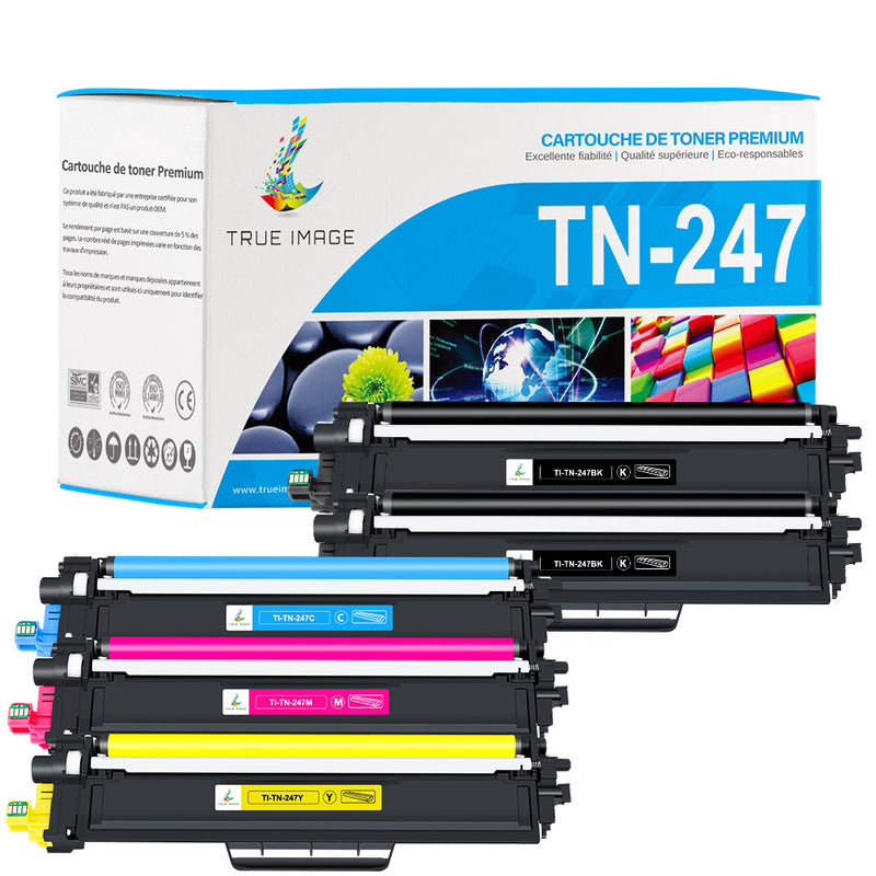 Brother TN247 CMYK Pack Toners Compatibles