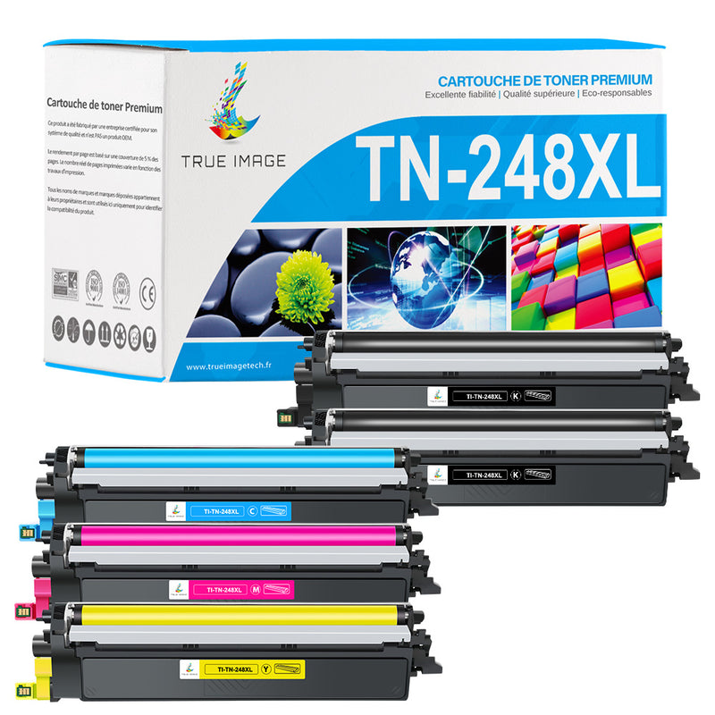 Brother TN248XL CMYK Pack Toners Compatibles