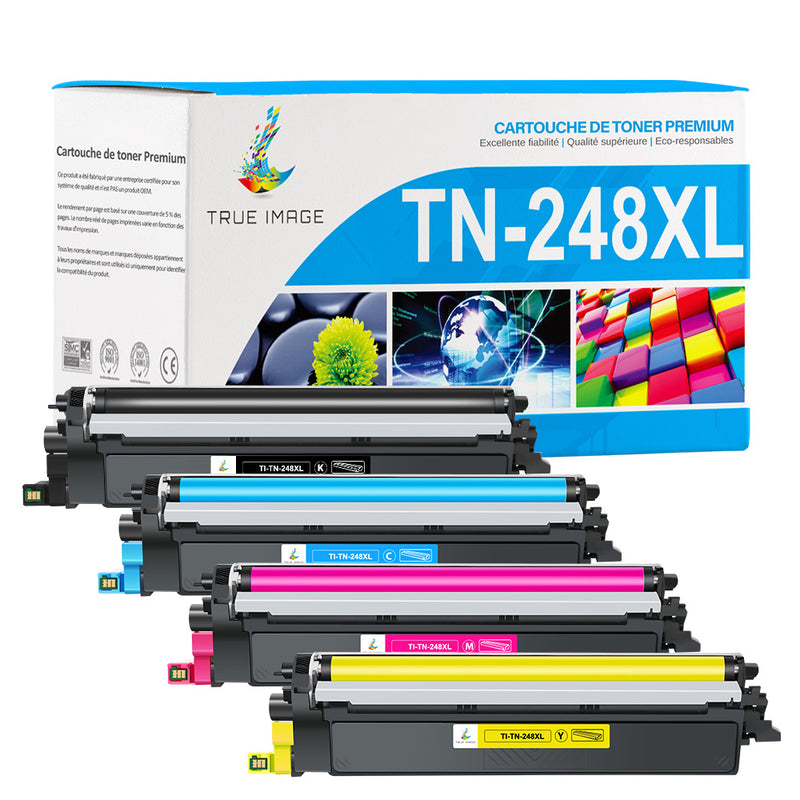 Brother TN248XL CMYK Pack Toners Compatibles