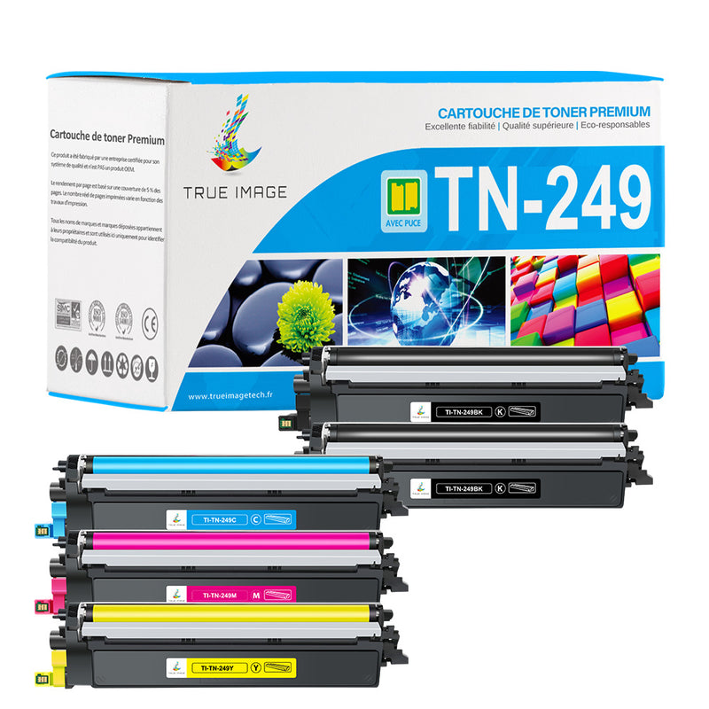 Brother TN249 CMYK Pack Toners Compatibles