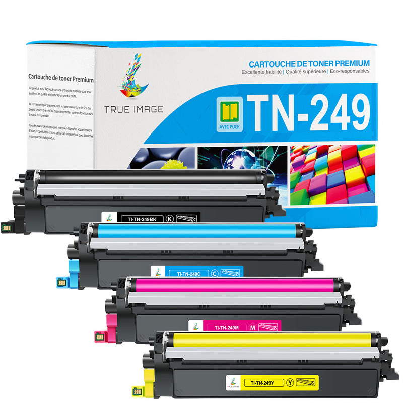 Brother TN249 CMYK Pack Toners Compatibles