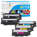 HP Color Laser MFP 178nw Toners Compatibles - 117A 117X Pack