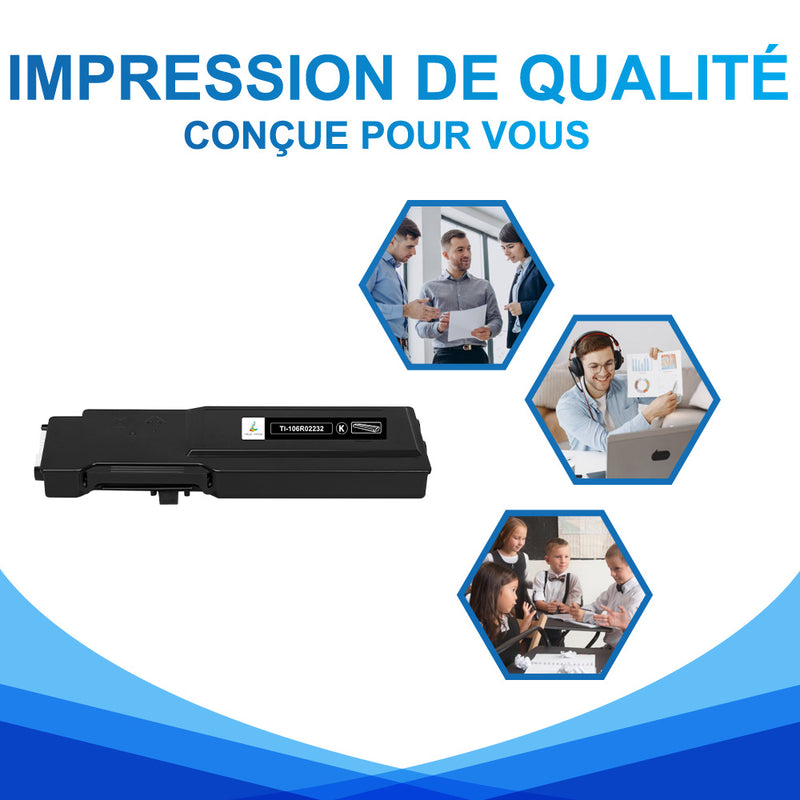 Xerox 106R02232 Toner Noir Compatible | Xerox Phaser 6600