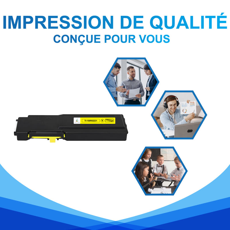 Xerox 106R02231 Toner Jaune Compatible | Xerox Phaser 6600