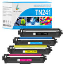 Brother DCP-9020CDW Toners Compatibles - TN241 TN245 Pack